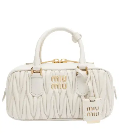 Miu Miu Arcadie Small leather top-handle bag | Thumbnail 1 Miu Miu Arcadie Small leather top-handle bag | Thumbnail 1