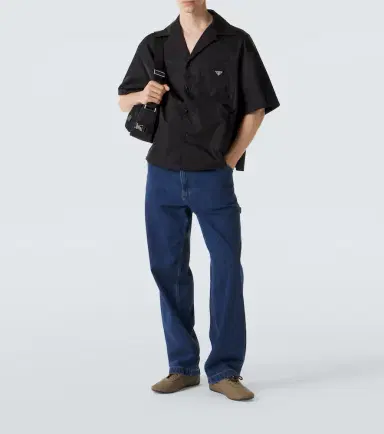 Prada Re-Nylon bowling shirt | Thumbnail 2 Prada Re-Nylon bowling shirt | Thumbnail 2