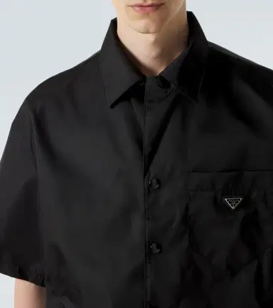 Prada Re-Nylon bowling shirt | Thumbnail 3 Prada Re-Nylon bowling shirt | Thumbnail 3