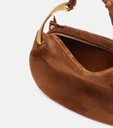 McQueen Wishbone Mini suede top-handle bag | Thumbnail 6