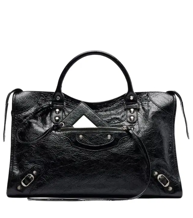 Balenciaga Le City Medium leather top-handle bag