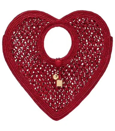 Jacquemus Spiaggia Caur Small raffia top-handle bag | Thumbnail 1 Jacquemus Spiaggia Caur Small raffia top-handle bag | Thumbnail 1