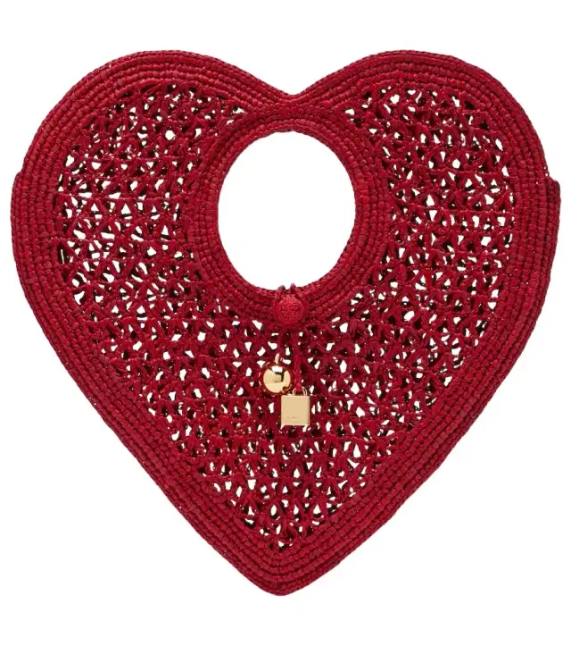 Spiaggia Caur Small raffia top-handle bag