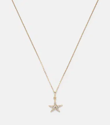 STONE AND STRAND Lucky Starfish 14kt gold pendant necklace with diamonds | Thumbnail 2 STONE AND STRAND Lucky Starfish 14kt gold pendant necklace with diamonds | Thumbnail 2