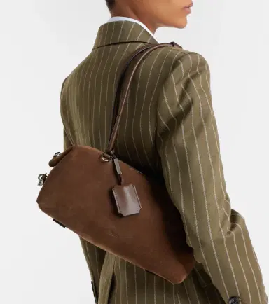 Max Mara Large suede shoulder bag | Thumbnail 5