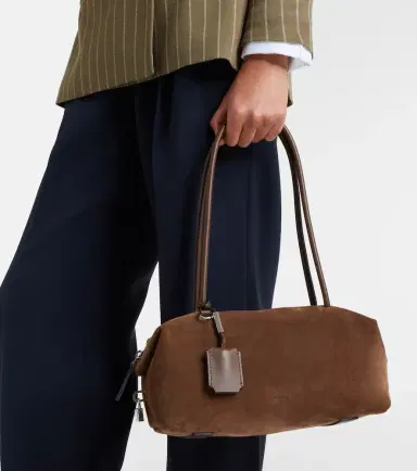 Max Mara Large suede shoulder bag | Thumbnail 6