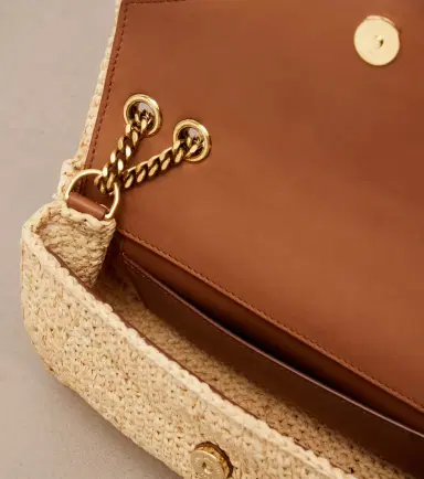 Saint Laurent Loulou Mini raffia shoulder bag | Thumbnail 2 Saint Laurent Loulou Mini raffia shoulder bag | Thumbnail 2