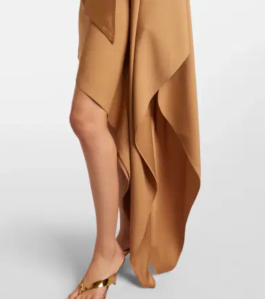 Taller Marmo Atlas asymmetric crêpe cady minidress | Thumbnail 3