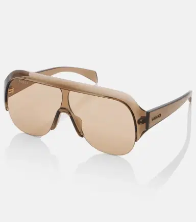 Gucci Logo shield sunglasses | Thumbnail 2