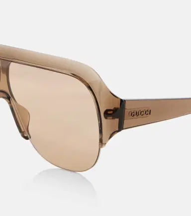 Gucci Logo shield sunglasses | Thumbnail 3