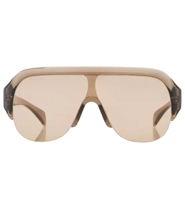 Gucci Logo shield sunglasses