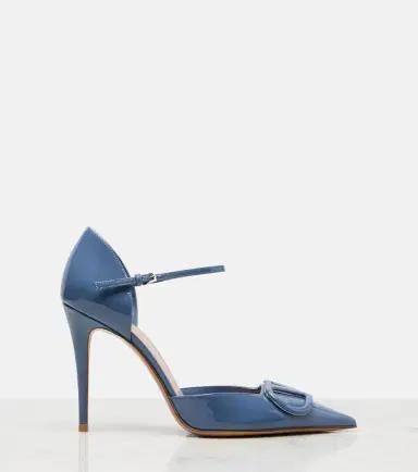Valentino Garavani D'Orsay VLogo patent leather pumps | Thumbnail 3 Valentino Garavani D'Orsay VLogo patent leather pumps | Thumbnail 3