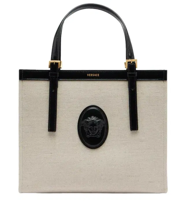 Versace Rivière Small canvas tote bag