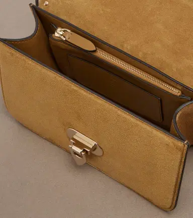 Valentino Garavani Rockstud Small suede shoulder bag | Thumbnail 3 Valentino Garavani Rockstud Small suede shoulder bag | Thumbnail 3