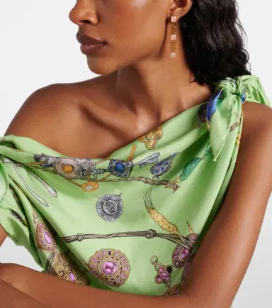 Versace Greca drop earrings | Thumbnail 5