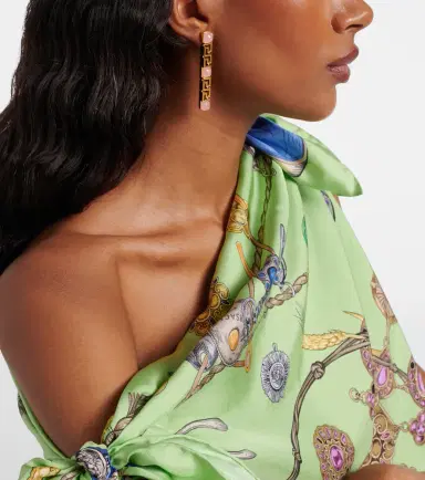 Versace Greca drop earrings | Thumbnail 6