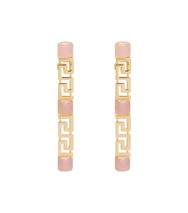Versace Greca drop earrings