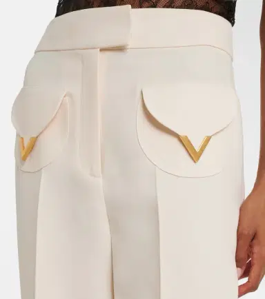 Valentino Crepe Couture VGold wide-leg pants | Thumbnail 3