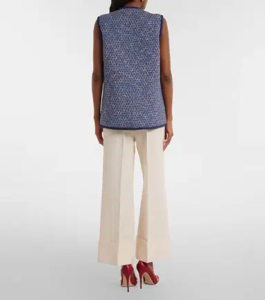 Valentino Crepe Couture VGold wide-leg pants | Thumbnail 4