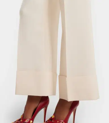Valentino Crepe Couture VGold wide-leg pants | Thumbnail 5