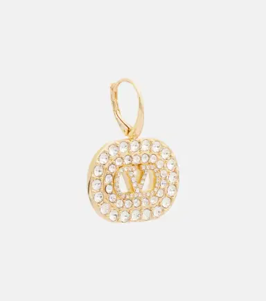 Valentino VLogo Swarovski-embellished earrings | Thumbnail 4