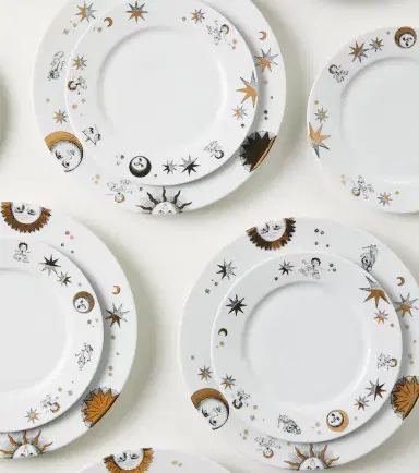 FORNASETTI Astronomici set of 12 porcelain dinner plates | Thumbnail 3