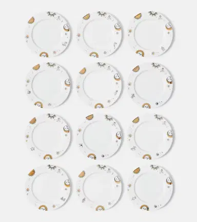 FORNASETTI Astronomici set of 12 porcelain dinner plates | Thumbnail 5