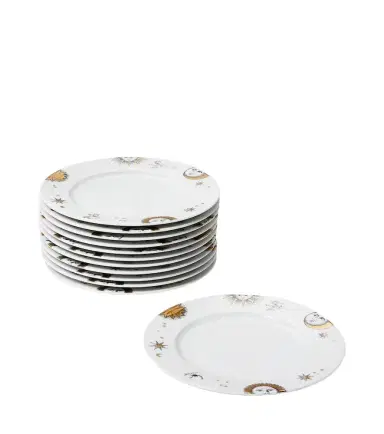 FORNASETTI Astronomici set of 12 porcelain dinner plates | Thumbnail 1