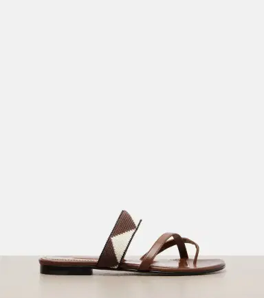 Manolo Blahnik Susastra leather sandals | Thumbnail 3