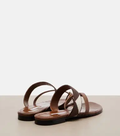 Manolo Blahnik Susastra leather sandals | Thumbnail 4