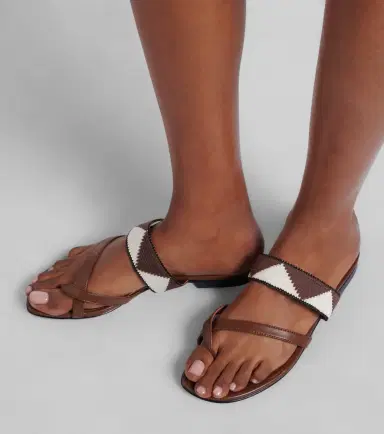 Manolo Blahnik Susastra leather sandals | Thumbnail 5
