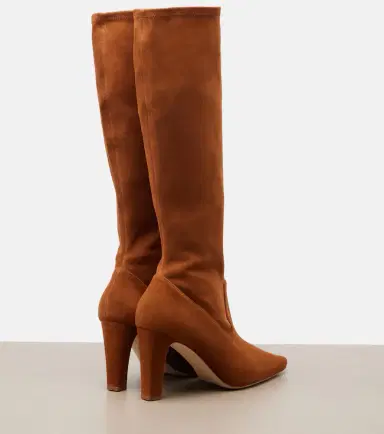 Manolo Blahnik Pavisco suede knee-high boots | Thumbnail 4