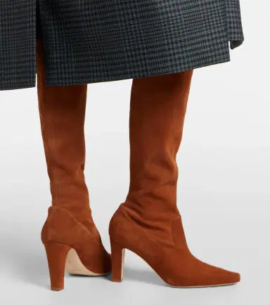 Manolo Blahnik Pavisco suede knee-high boots | Thumbnail 6