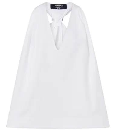 Jacquemus Norma cotton poplin top | Thumbnail 1