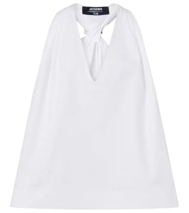 Jacquemus Norma cotton poplin top