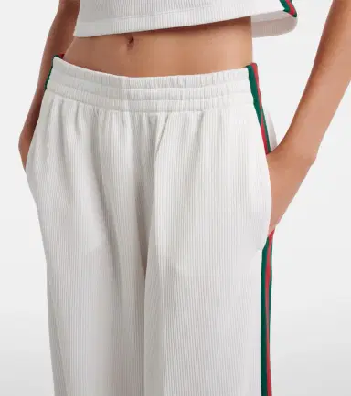 Gucci Web Stripe jersey sweatpants | Thumbnail 4 Gucci Web Stripe jersey sweatpants | Thumbnail 4