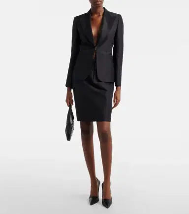 Gucci Silk faille blazer | Thumbnail 3