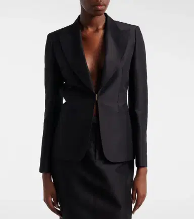 Gucci Silk faille blazer | Thumbnail 6