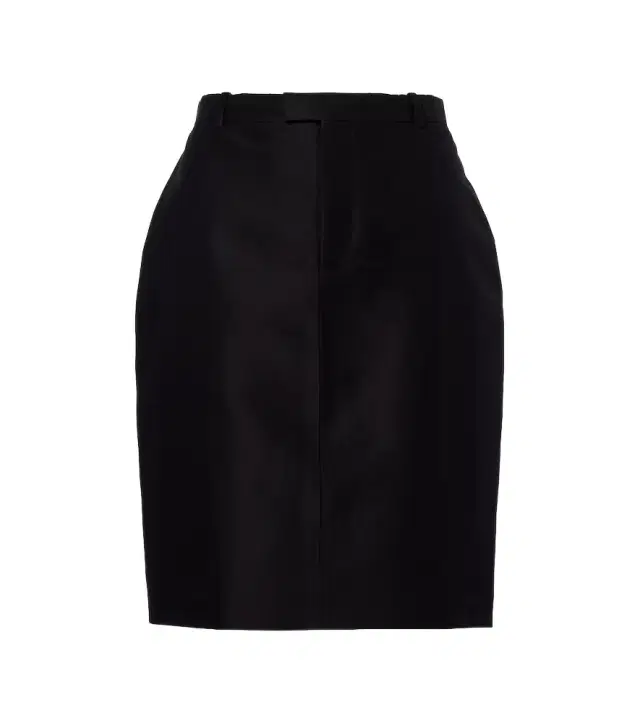 Silk miniskirt