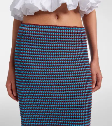 Alaïa Alaïa Crochet cotton pencil skirt | Thumbnail 3