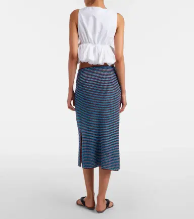 Alaïa Alaïa Crochet cotton pencil skirt | Thumbnail 4