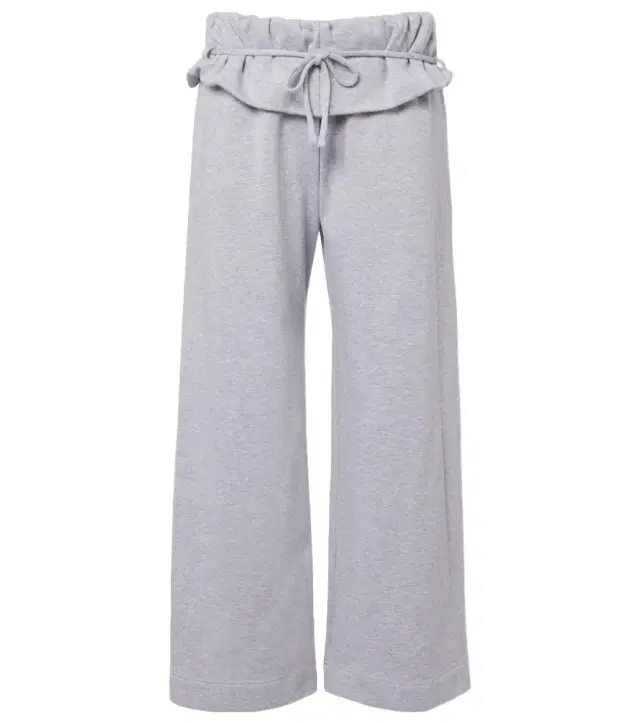 Ruffled cotton-blend sweatpants