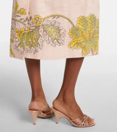 La DoubleJ Printed cotton midi skirt | Thumbnail 3 La DoubleJ Printed cotton midi skirt | Thumbnail 3