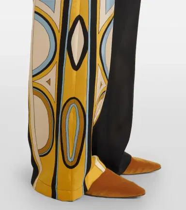 La DoubleJ Club printed silk twill wide-leg pants | Thumbnail 2 La DoubleJ Club printed silk twill wide-leg pants | Thumbnail 2