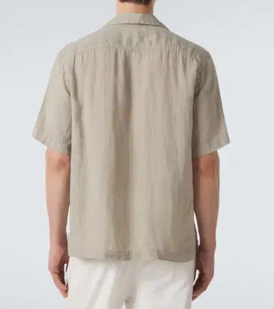 Frescobol Carioca Angelo linen bowling shirt | Thumbnail 5 Frescobol Carioca Angelo linen bowling shirt | Thumbnail 5