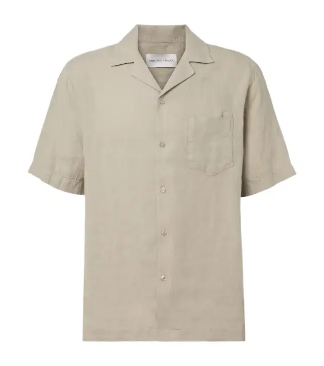 Frescobol Carioca Angelo linen bowling shirt