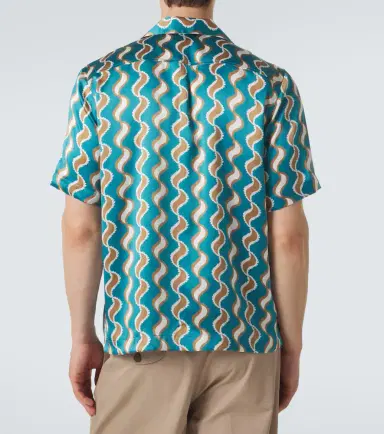 Frescobol Carioca Roberto printed silk shirt | Thumbnail 2