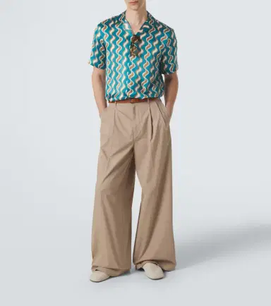 Frescobol Carioca Roberto printed silk shirt | Thumbnail 5