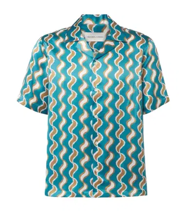 Frescobol Carioca Roberto printed silk shirt | Thumbnail 1