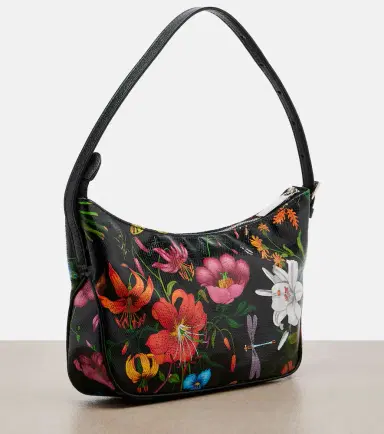 Gucci Lady Lunetta Small floral canvas shoulder bag | Thumbnail 2